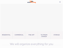 Tablet Screenshot of elatemoving.com